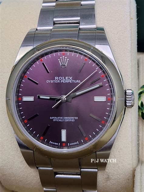 red grape rolex oyster perpetual|oyster perpetual 39 for sale.